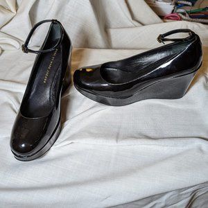 Marc by Marc Jacobs patent leather wedge pumps 8 1/2